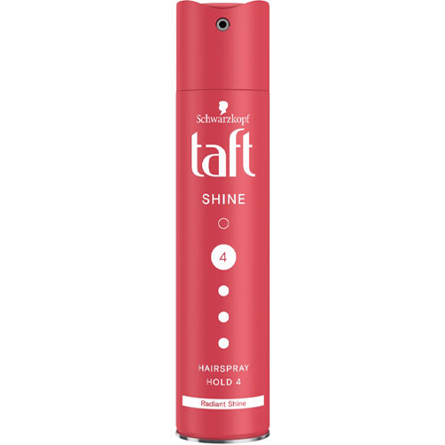 Lak na vlasy Taft Shine 250ml.1/10 lesk